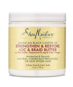 Shea Moisture Jamaican Black Castor Oil Strengthen & Restore Loc & Braid Butter 170g