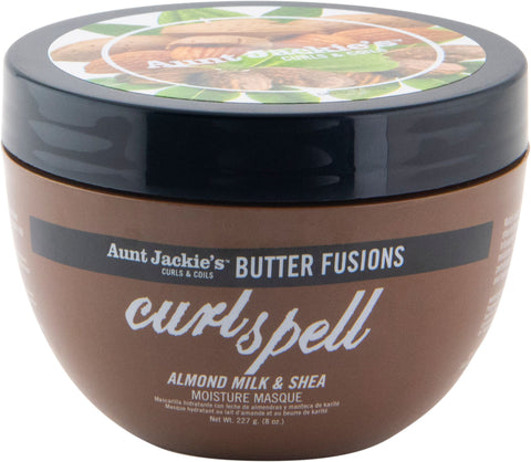 AUNT JACKIE’S - BUTTER FUSIONS CURL SPELL MOISTURE MASQUE 8OZ / 227G