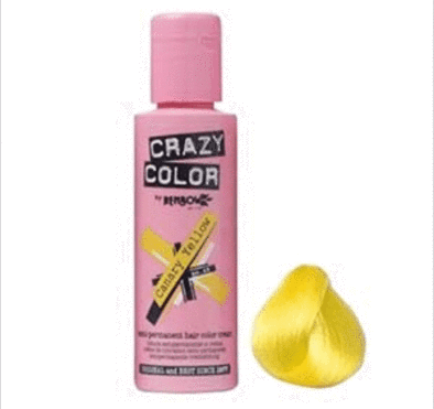 CRAZY COLOURS CANARY YELLOW 100ML