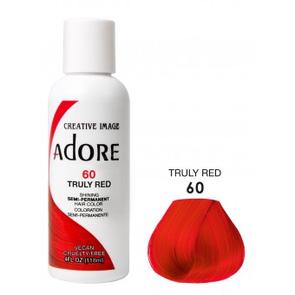 ADORE: SEMI PERMANENT HAIR COLOR DYE – TRULY RED 60 118ML