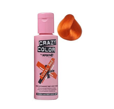 CRAZY COLOURS CORAL RED 100ML