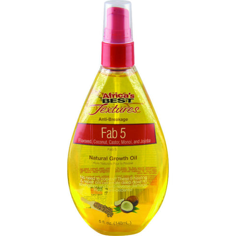 AFRICA’S BEST - TEXTURES FABULOUS 5 NATURAL GROWTH OIL 148ML