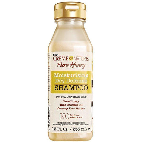 CREME OF NATURE - PURE HONEY MOISTURIZING DRY DEFENSE SHAMPOO 355ML