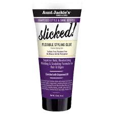 AUNT JACKIE'S GRAPESEED STYLE & SHINE SLICKED! FLEXIBLE STYLING GLUE 4OZ /115ML