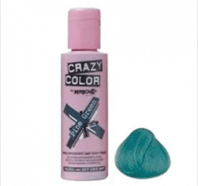 CRAZY COLOURS PINE GREEN 100ML