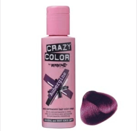 CRAZY COLOURS  AUBERGINE 100ML