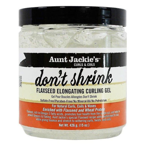 AUNT JACKIES - DON'T SHRINK FLAXSEED ELONGATING CURLING GEL - 15OZ /426G