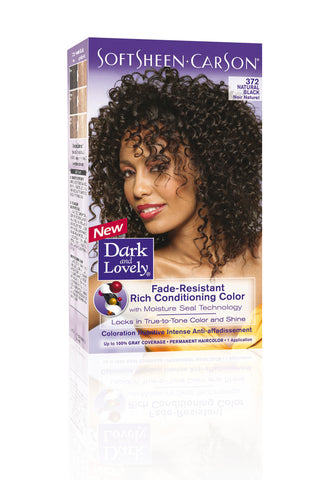 DARK & LOVELY COLOUR NATURAL BLACK 372 KIT
